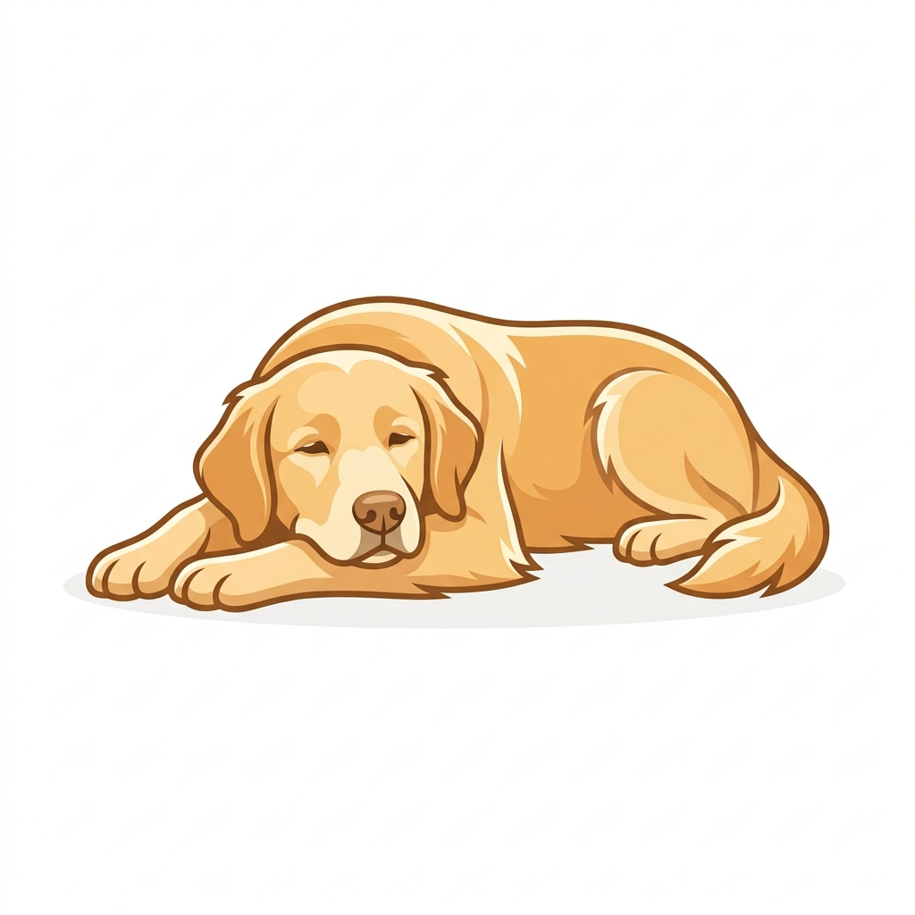 Melo the golden retriever
